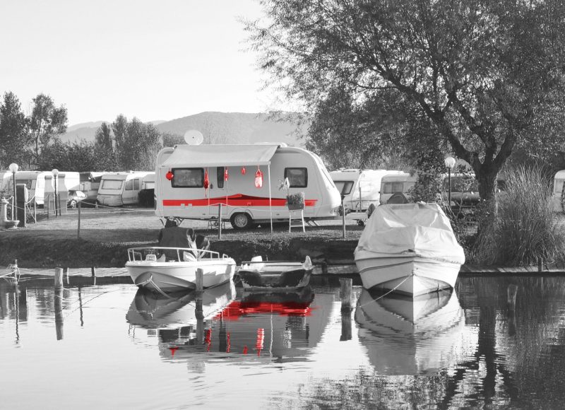 Beach resorts and camping