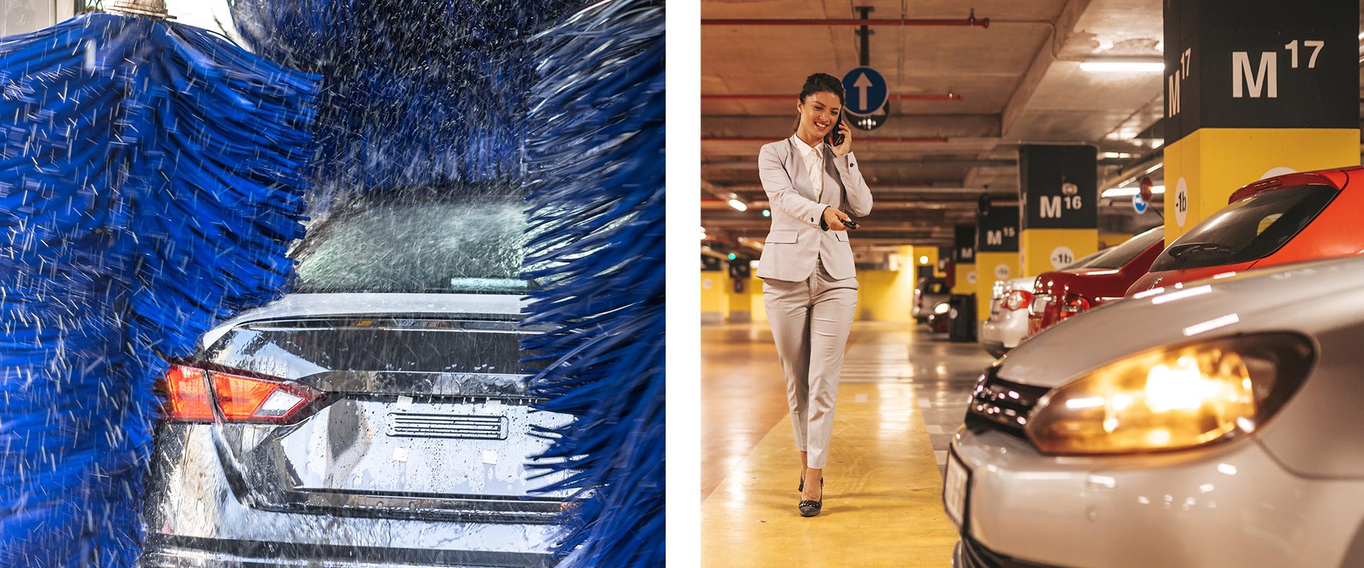 Car parks and car washes